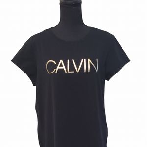 Calvin Klein Women's Logo T-shirt. Size Xl.
